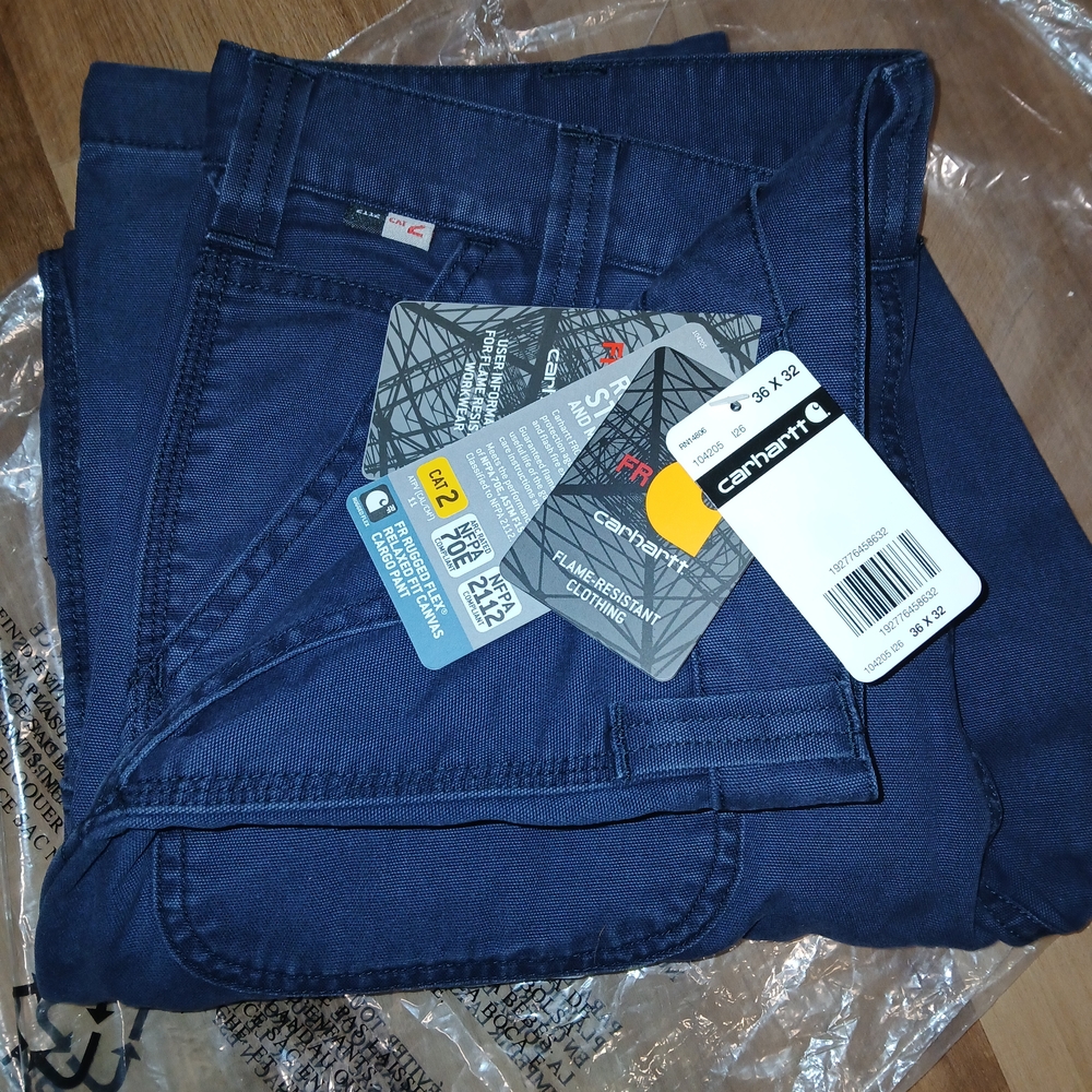 Carhartt Men's Deep Blue Relaxed Jeans